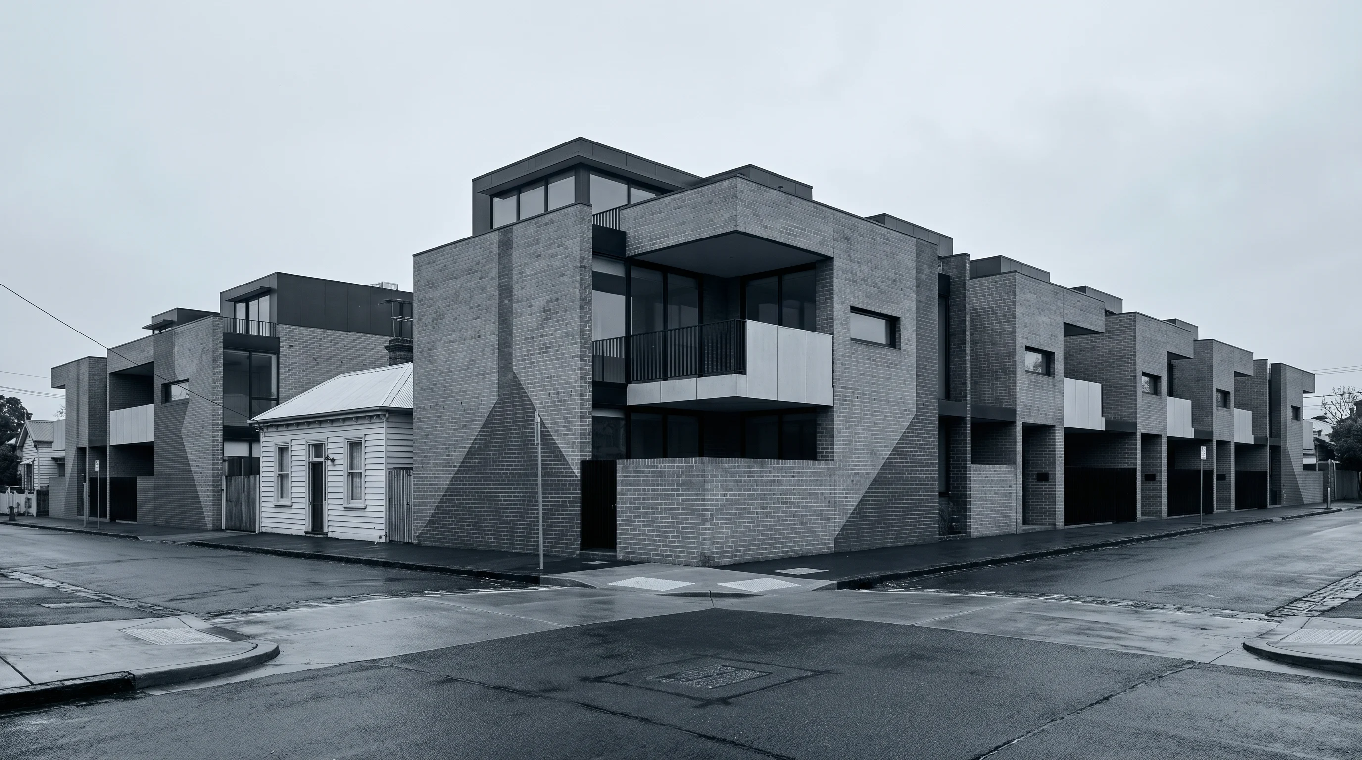 A real street and building stock in Kensington, 3031
